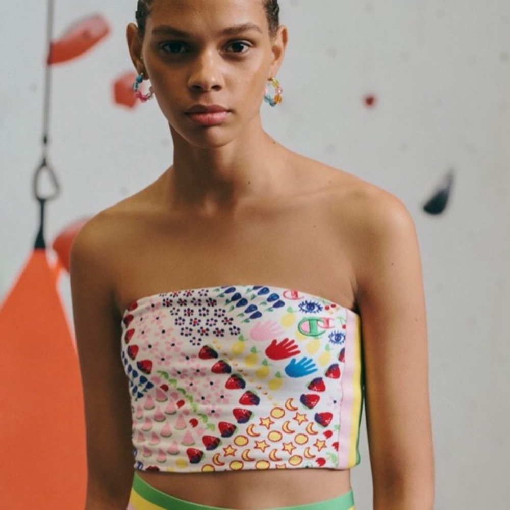 Champion x Susan Alexandra UO Cropped Tube Top